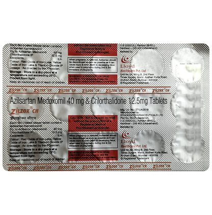 Zilzox CH Tablet - Classic Derma
