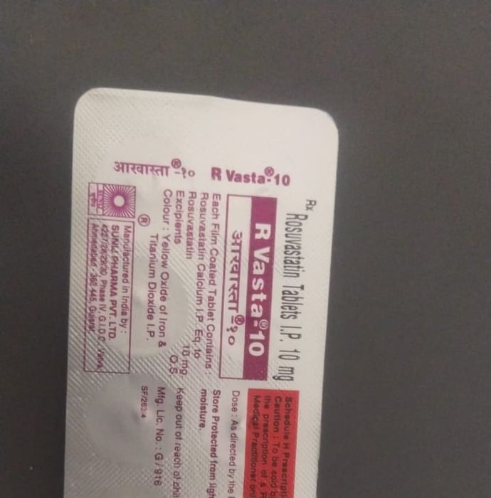R Vasta 10mg Tablet - Classic Derma