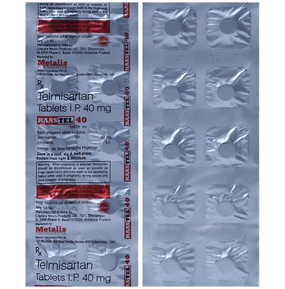 Raastel 40mg Tablet - Classic Derma