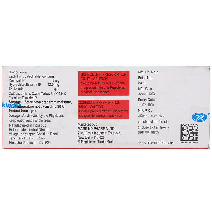 Ramihart-H 5 Tablet