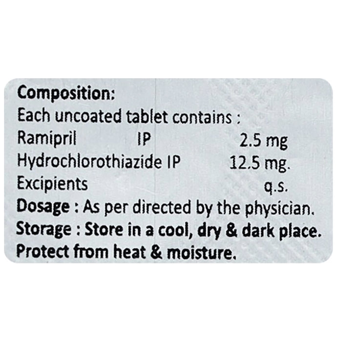 Ramixil H 2.5mg Tablet