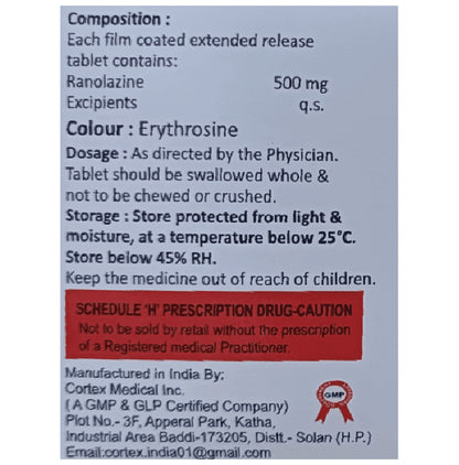 Ranodam 500 Tablet ER