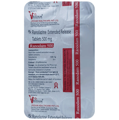 Ranodam 500 Tablet ER