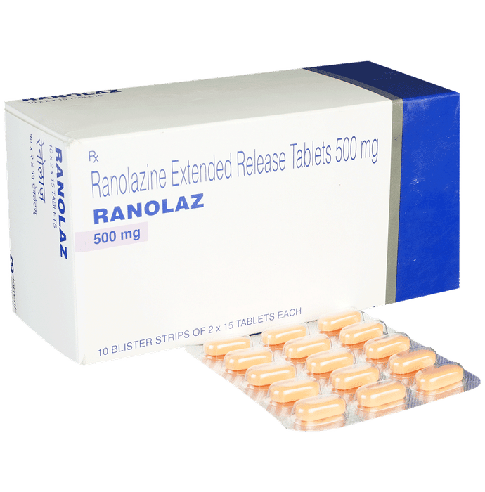Ranolaz 500 Tablet ER - Classic Derma