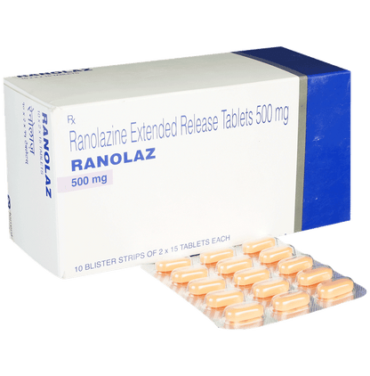 Ranolaz 500 Tablet ER - Classic Derma
