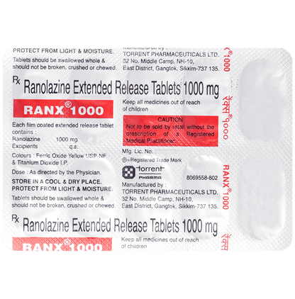 Ranx 1000 Tablet ER