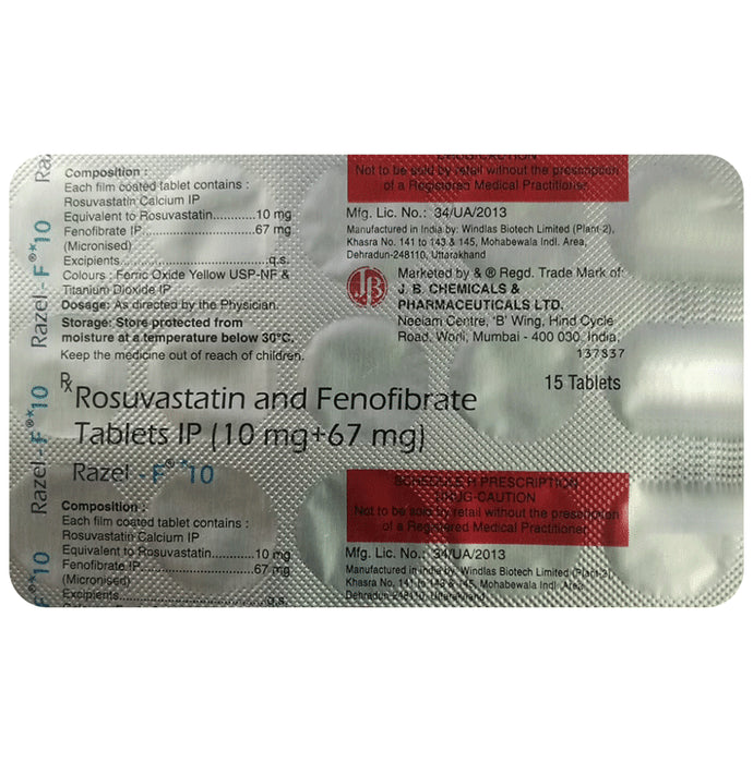 Razel-F 10 Tablet - Classic Derma