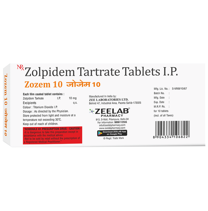 Zozem 10mg Tablet