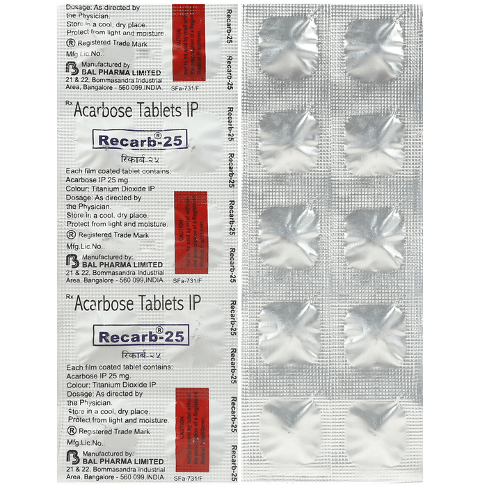 Recarb 25mg Tablet - Classic Derma