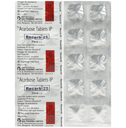 Recarb 25mg Tablet - Classic Derma
