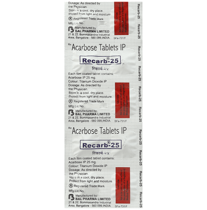 Recarb 25mg Tablet