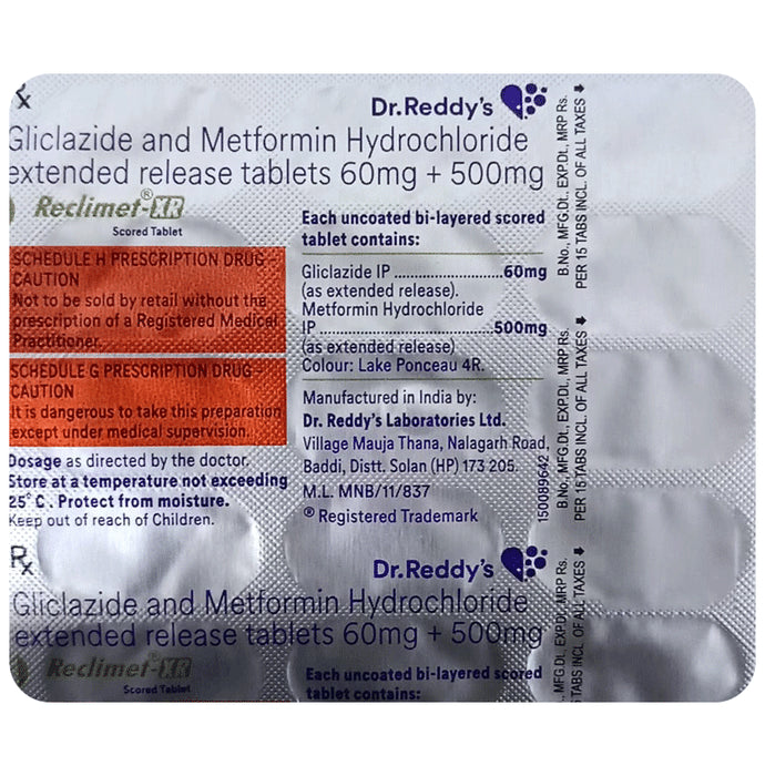 Reclimet-XR Tablet - Classic Derma