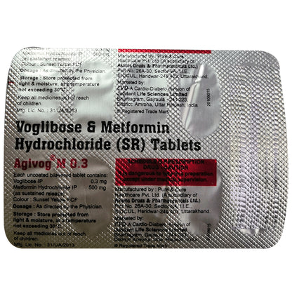 Agivog M 0.3 Tablet SR - Classic Derma