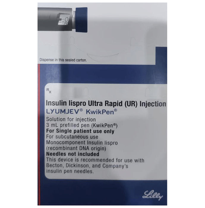 Lyumjev Kwikpen ( 3ml Each ) - Classic Derma