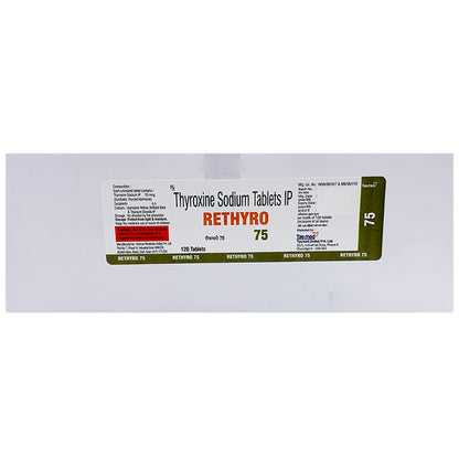 Rethyro 75 Tablet - Classic Derma