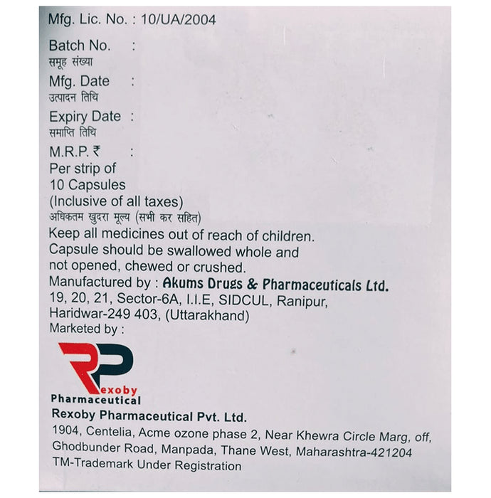 Rexvas Gold 20/75 Capsule