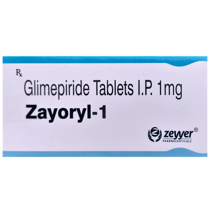 Zayoryl 1 Tablet - Classic Derma