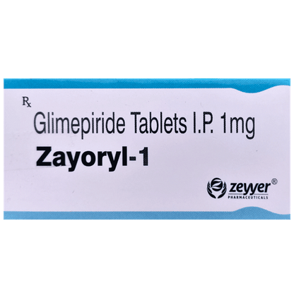 Zayoryl 1 Tablet - Classic Derma