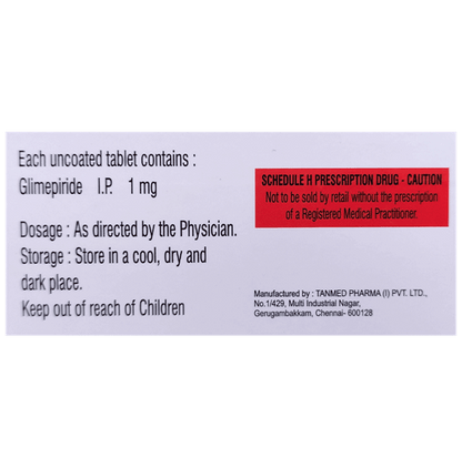 Zayoryl 1 Tablet