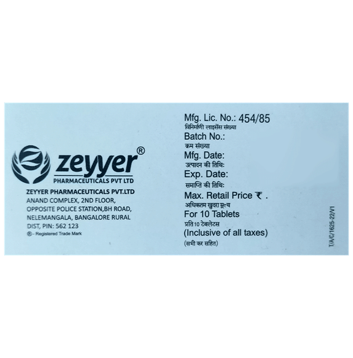 Zayoryl 1 Tablet