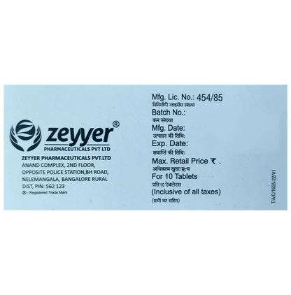 Zayoryl 1 Tablet