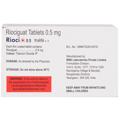 Rioci 0.5mg Tablet