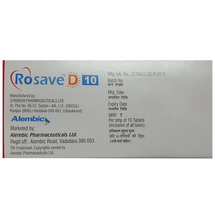 Rosave D 10 Tablet