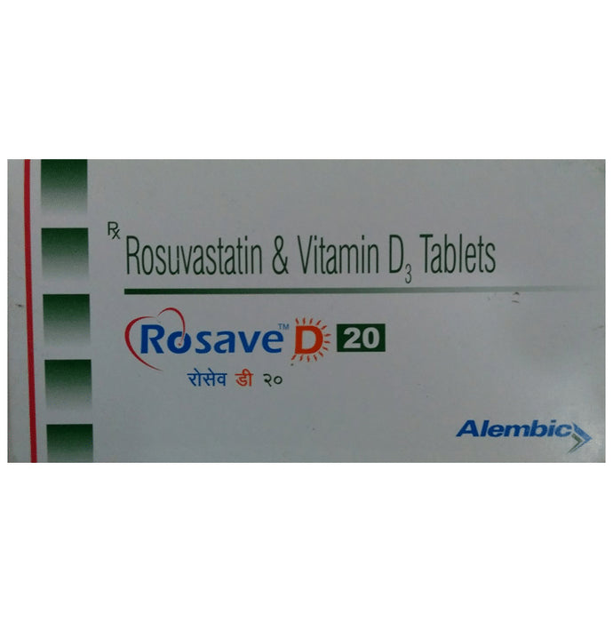 Rosave D 20 Tablet - Classic Derma