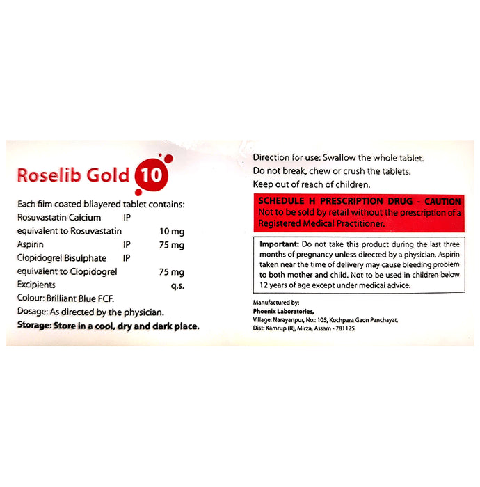 Roselib Gold 10 Tablet