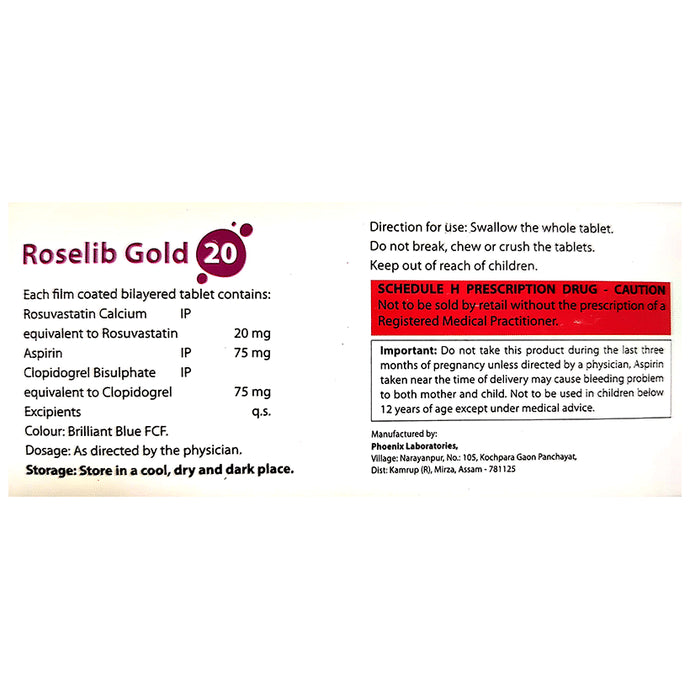 Roselib Gold 20 Tablet
