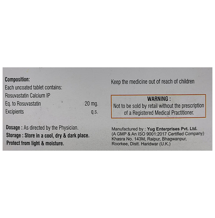 Rosiynx 20mg Tablet