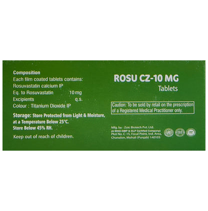 Rosu CZ 10mg Tablet