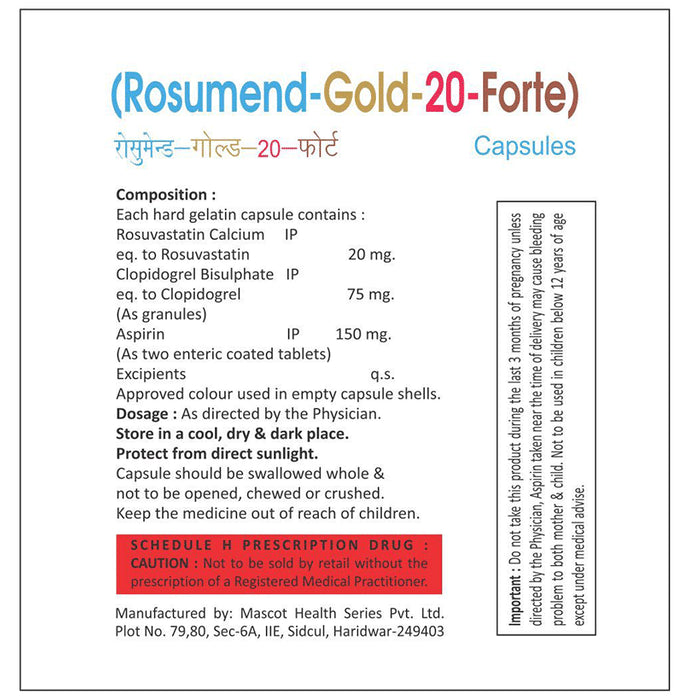 Rosumend-Gold 20 Forte Capsule