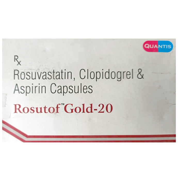 Rosutof-Gold 20 Capsule - Classic Derma