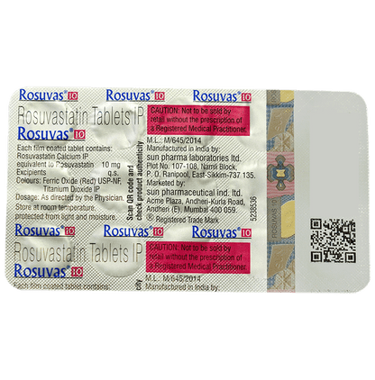 Rosuvas 10 Tablet