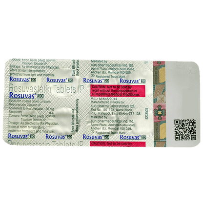 Rosuvas 20 Tablet