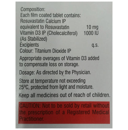 Rosuvas D 10 Tablet