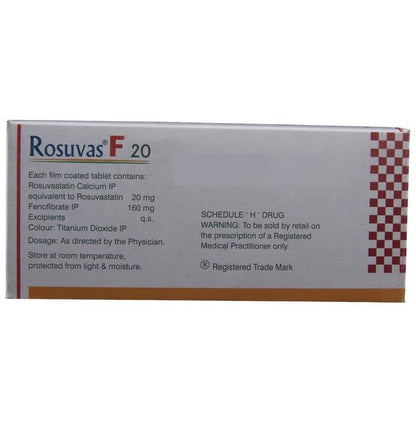 Rosuvas F 20 Tablet