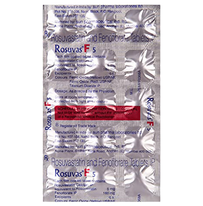 Rosuvas F 5 Tablet - Classic Derma