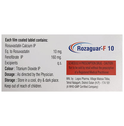 Rozaguar-F 10 Tablet