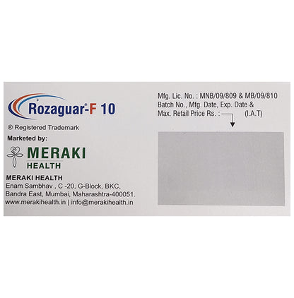 Rozaguar-F 10 Tablet