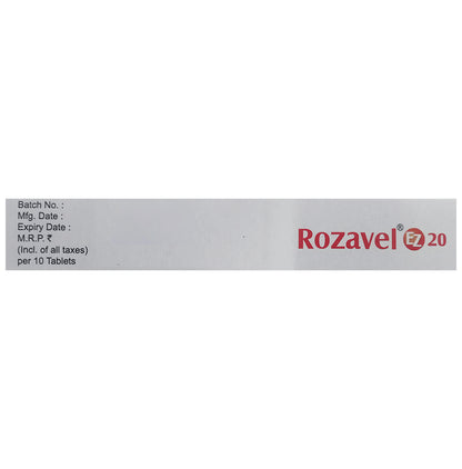 Rozavel EZ 20mg/10mg Tablet