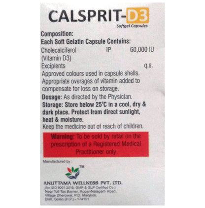 Calsprit-D3 Softgel Capsule