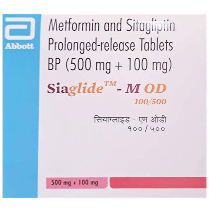 Siaglide-M OD 100mg/500mg Tablet PR - Classic Derma
