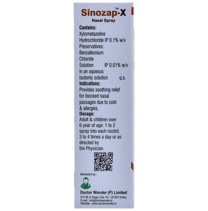 Sinozap-X Nasal Spray