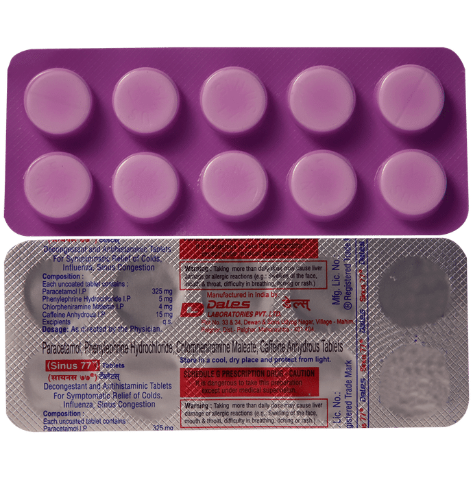Sinus 77 Tablet - Classic Derma
