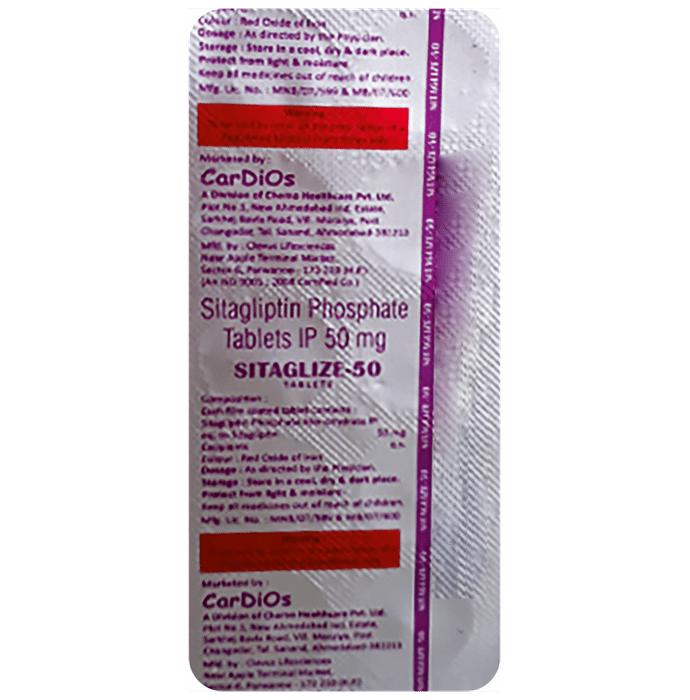 Sitaglize 50 Tablet