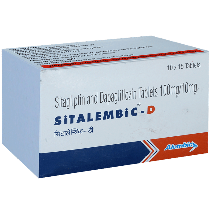 Sitalembic D 10mg/100mg Tablet