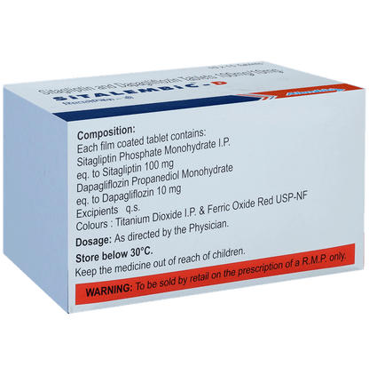 Sitalembic D 10mg/100mg Tablet