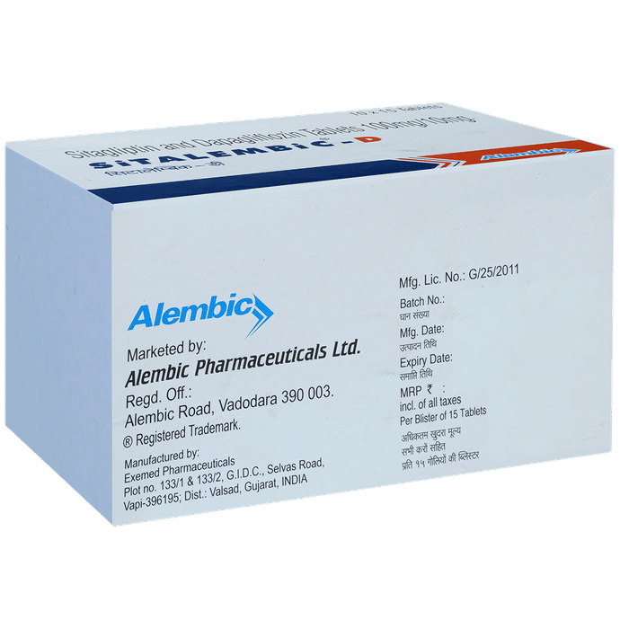 Sitalembic D 10mg/100mg Tablet